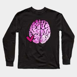 Brain Floral, love your brain Long Sleeve T-Shirt